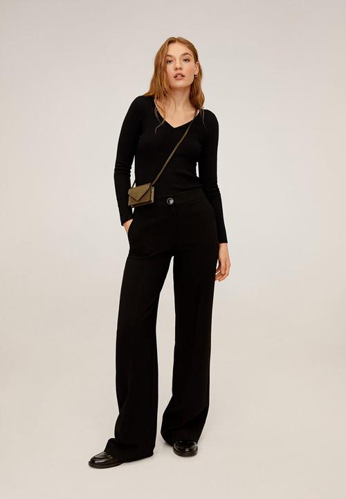 MANGO - There sweater - black