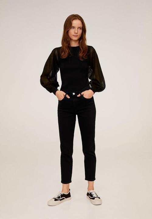 MANGO - Gassas sweater - black 