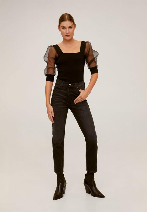 MANGO - Viena sweater - black