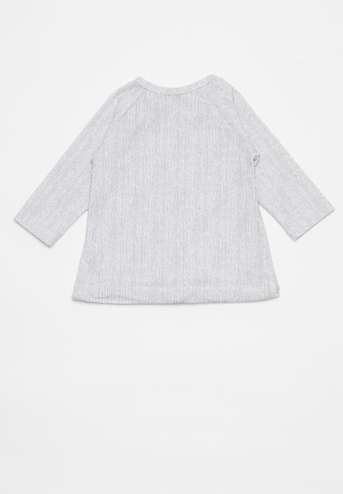 Sticky Fudge - Baby broken stripe tracktop - grey