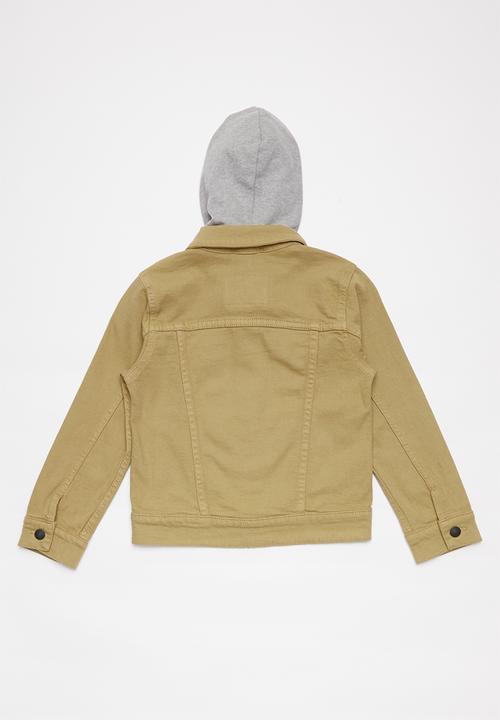 Levi’s® - Hooded trucker jacket - stone 