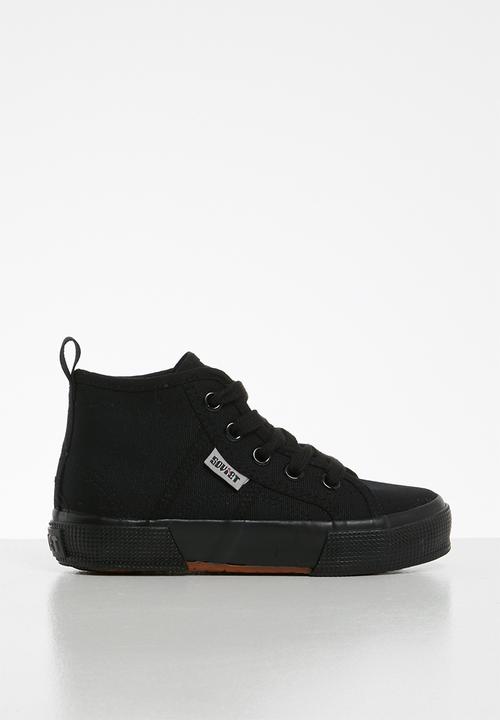 SOVIET - K Ayanda hi cut canvas lace up - black