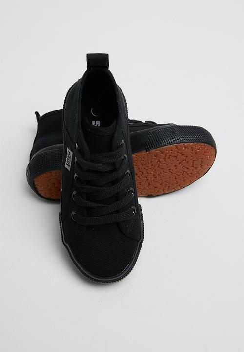 SOVIET - K Ayanda hi cut canvas lace up - black