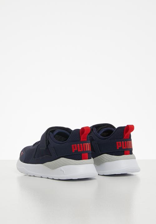 PUMA - Anzarun ac ps - peacoat & high risk red 