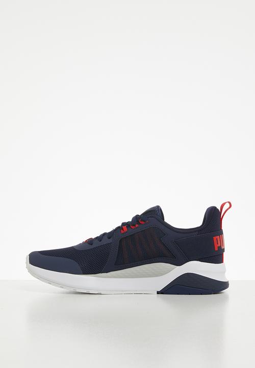 PUMA - Anzarun junior - peacoat & high risk red 