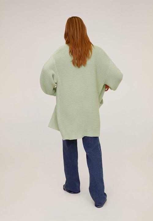 MANGO - Lemony cardigan - green 