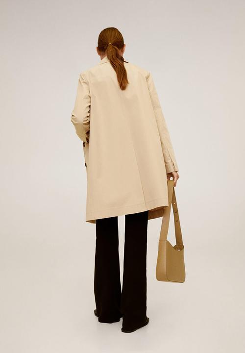 MANGO - Trench coat double - beige 