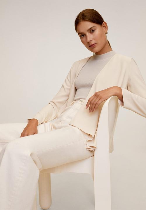 MANGO - Blazer canada - cream 