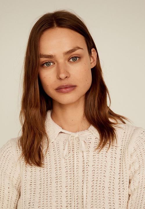MANGO - Nana sweater - cream 