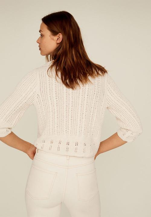 MANGO - Nana sweater - cream 