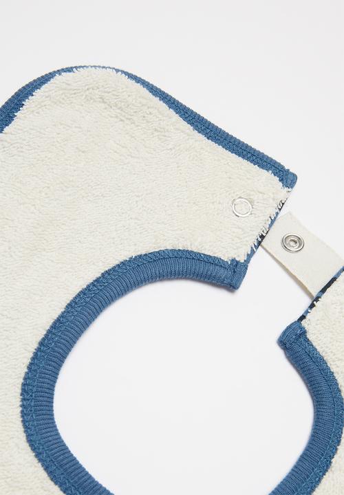 Cotton On - 2 Pack everyday bib - black & blue 
