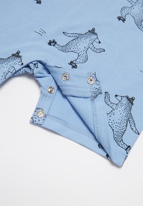 Cotton On - The short sleeve romper - blue