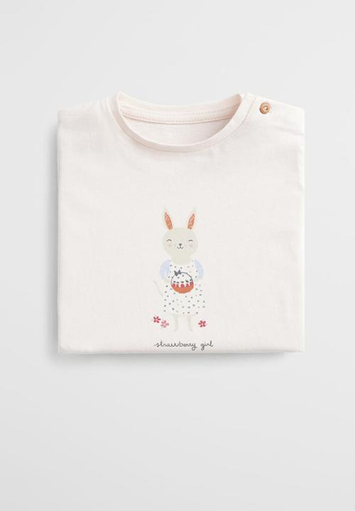 MANGO - T-shirt veggie - rose pink