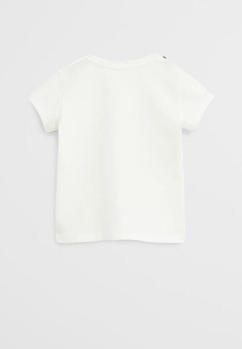 MANGO - T-shirt carrot - off white