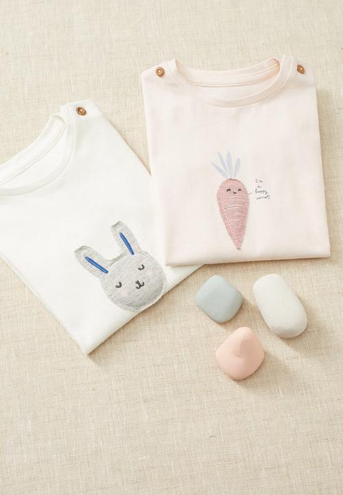 MANGO - T-shirt carrot - pink 