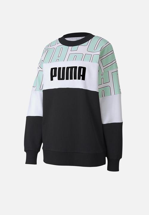 PUMA - All over print crew - multi