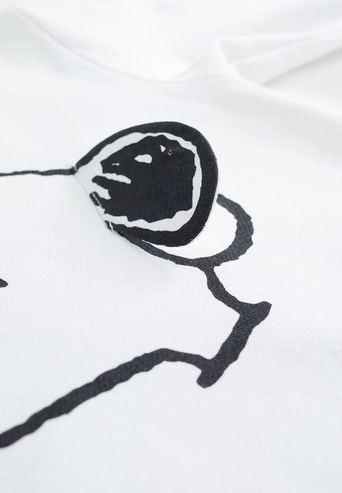 MANGO - Sweatshirt Snoopy  - white