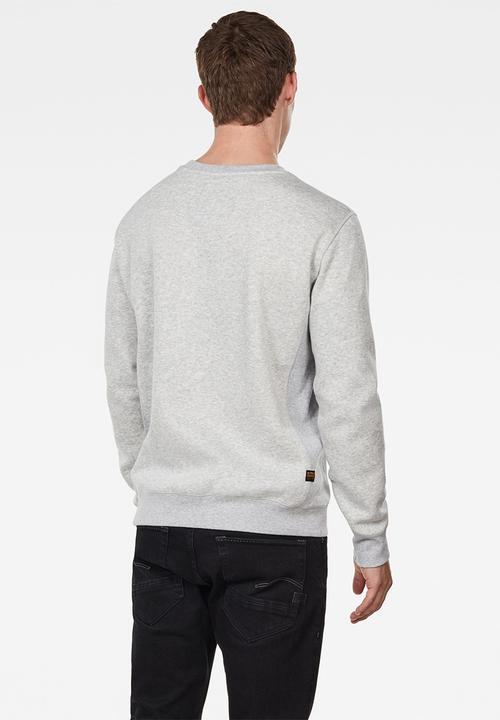 G-STAR - Premium core r sw long sleeve - grey