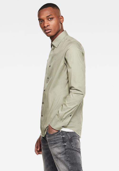 G-STAR - Dressed super slim fit shirt - stone
