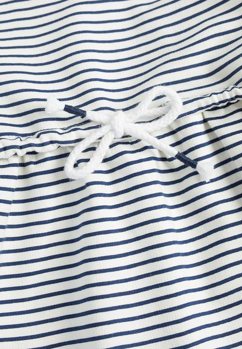 MANGO - Dress Mia  - white & navy 