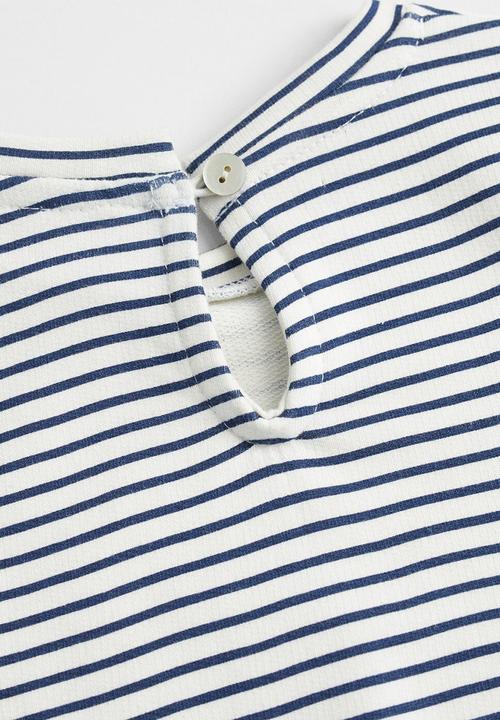 MANGO - Dress Mia  - white & navy 