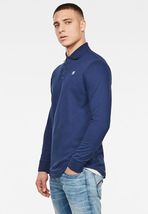 G-STAR - Lash polo long sleeve - blue