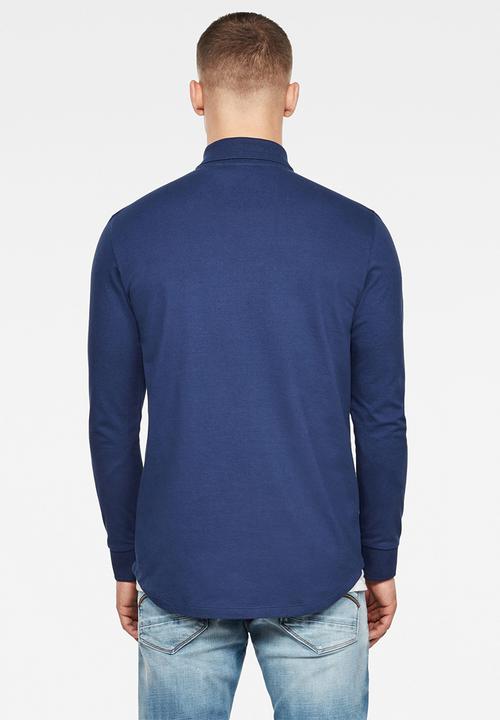 G-STAR - Lash polo long sleeve - blue