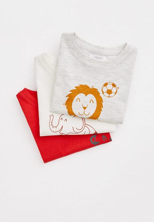 MANGO - T-shirt chef  - grey 