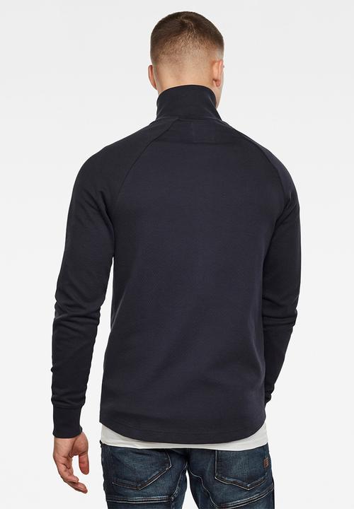 G-STAR - Jirgi zip r t long sleeve - navy 
