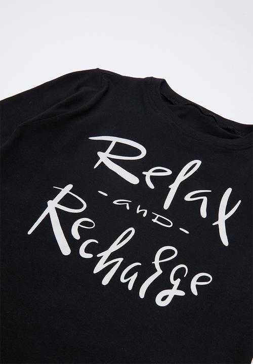 Rebel Republic - Teen boys pj set - black
