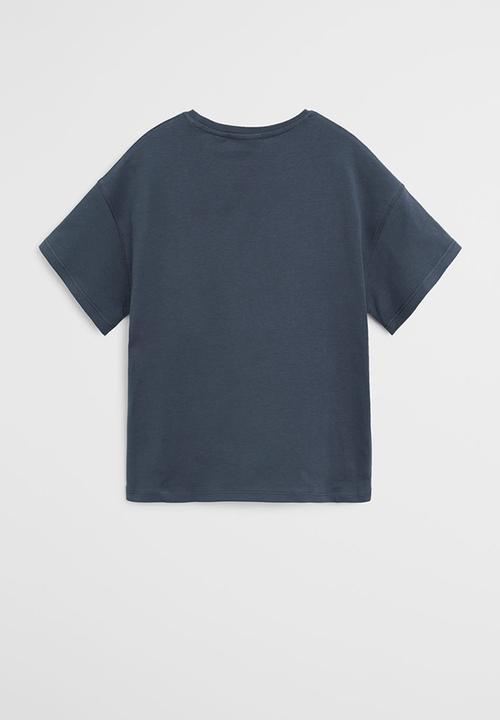 MANGO - T-shirt tina - blue