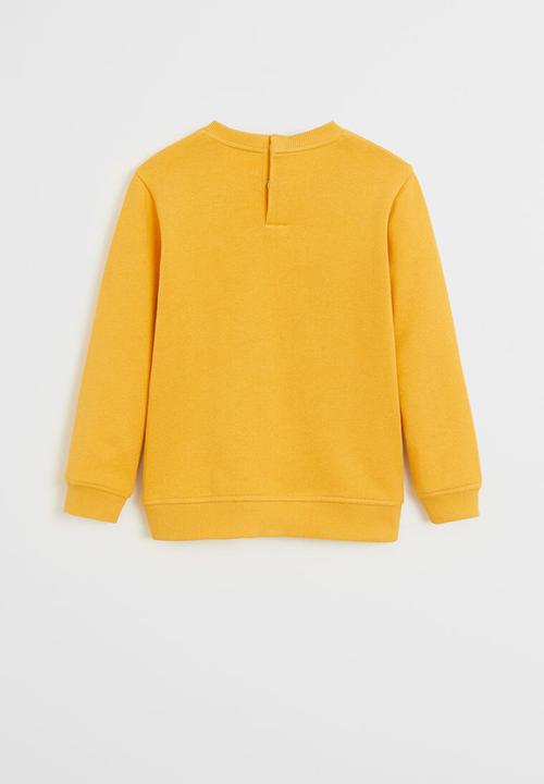 MANGO - Sweatshirt little  - mustard