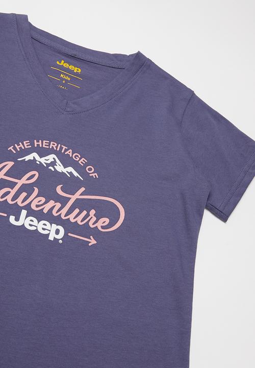 JEEP - Short sleeve printed tee - blue
