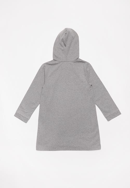 JEEP - Long sleeve hooded dress - grey 