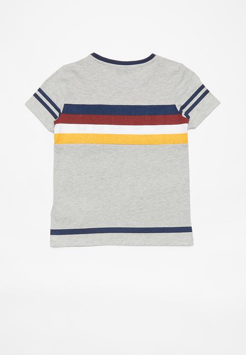 GUESS - Boys short sleeve printed T-shirt - grey