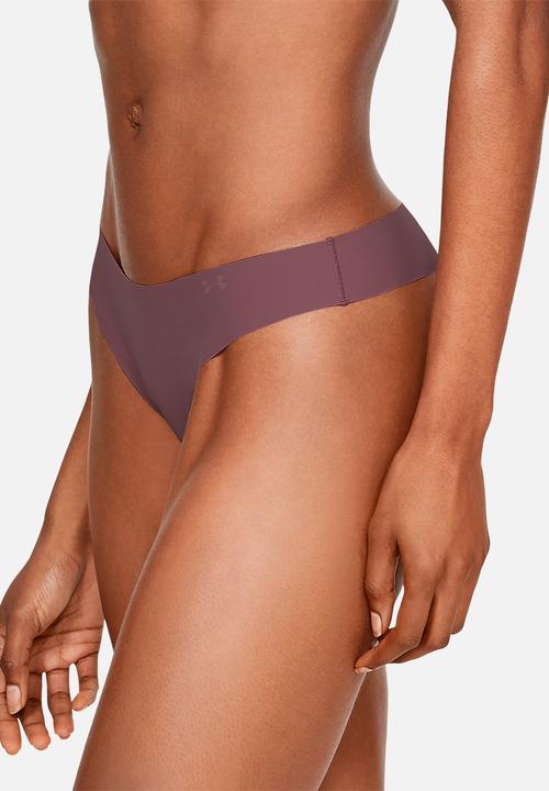 Under Armour - Pure Stretch thong 3 pack print - pink