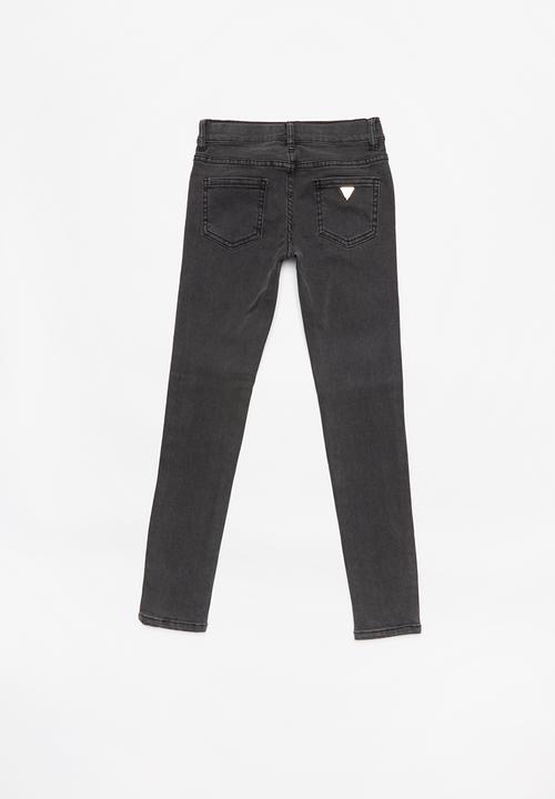 GUESS - Denim skinny jeans - black