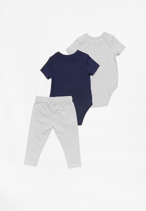 GUESS - 3 piece set - grey & navy