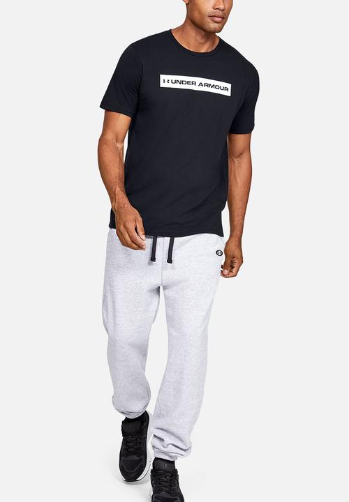 Under Armour - Originators bar tee - black & white