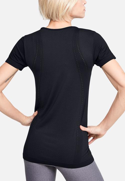 Under Armour - Seamless short sleeve top - black