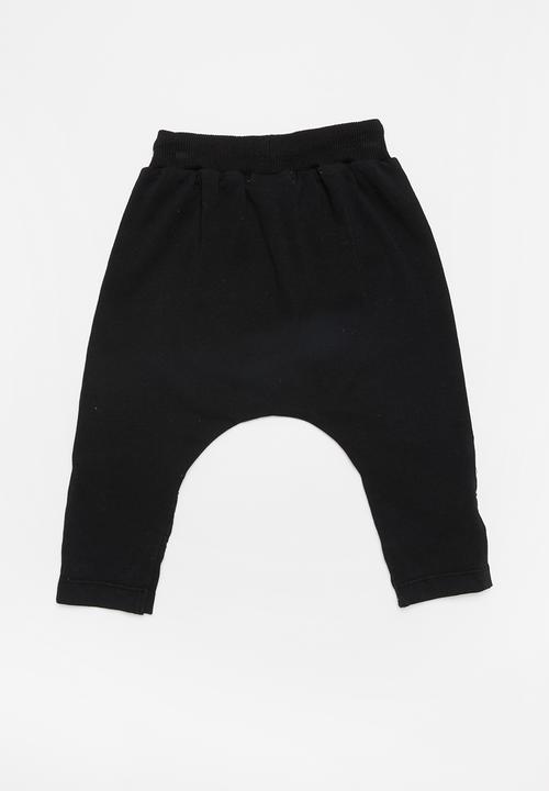Sticky Fudge - Baby fashion trackpants - black