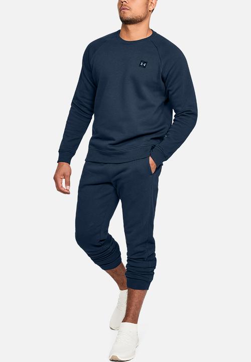 Under Armour - Rival fleece crew sweat - academy &  black