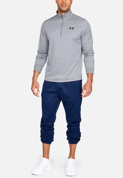Under Armour - Armour fleece 1/2 zip - steel light heather &  black
