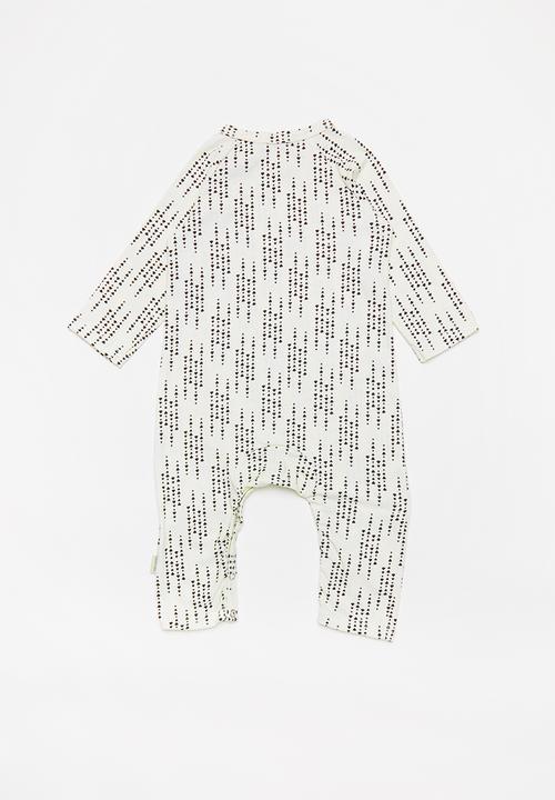 Sticky Fudge - Raindrop babygrow - neutral 