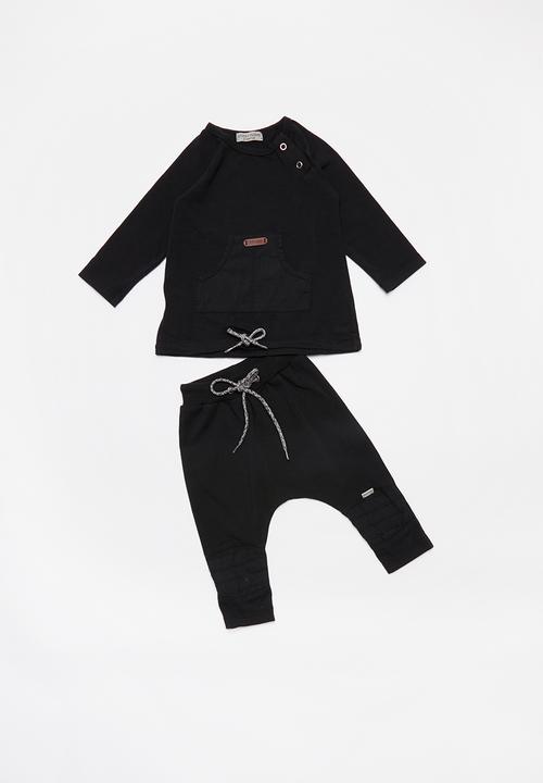 Sticky Fudge - Baby tracktop - black