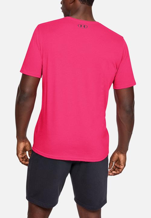 Under Armour - Sportstyle logo tee - exuberant pink/black