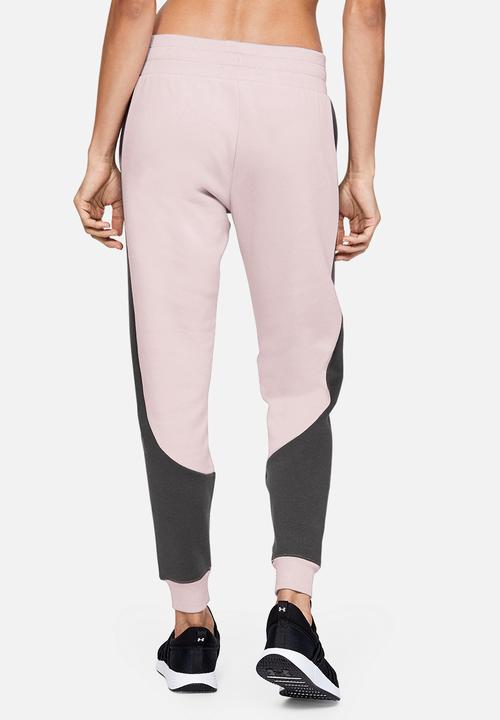 Under Armour - Rival fleece fashion jogger - pink