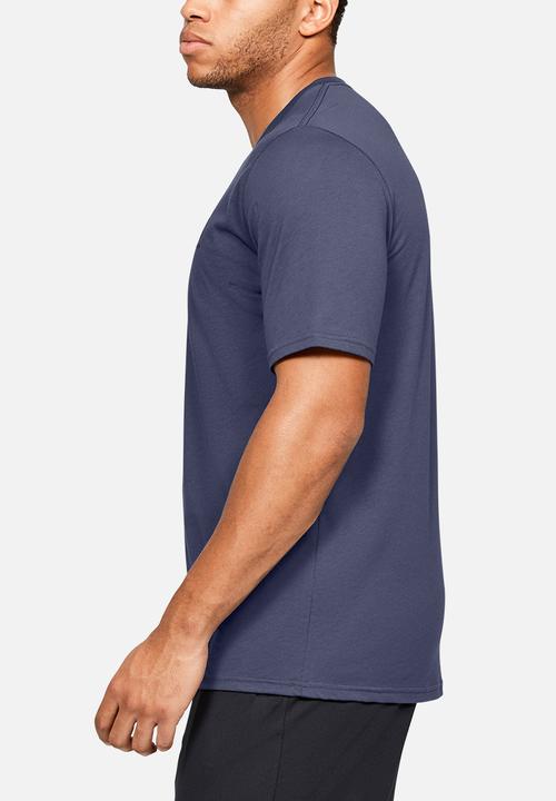Under Armour - Sportstyle left chest short sleeve tee - blue ink