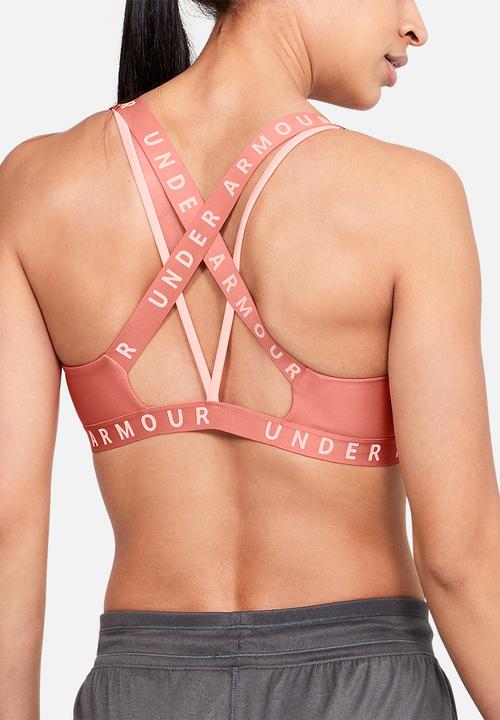 Under Armour - Wordmark strappy sportlette - peach