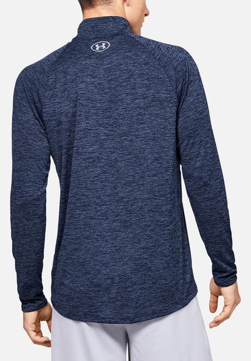 Under Armour - Ua tech 1/2 zip tee - blue ink